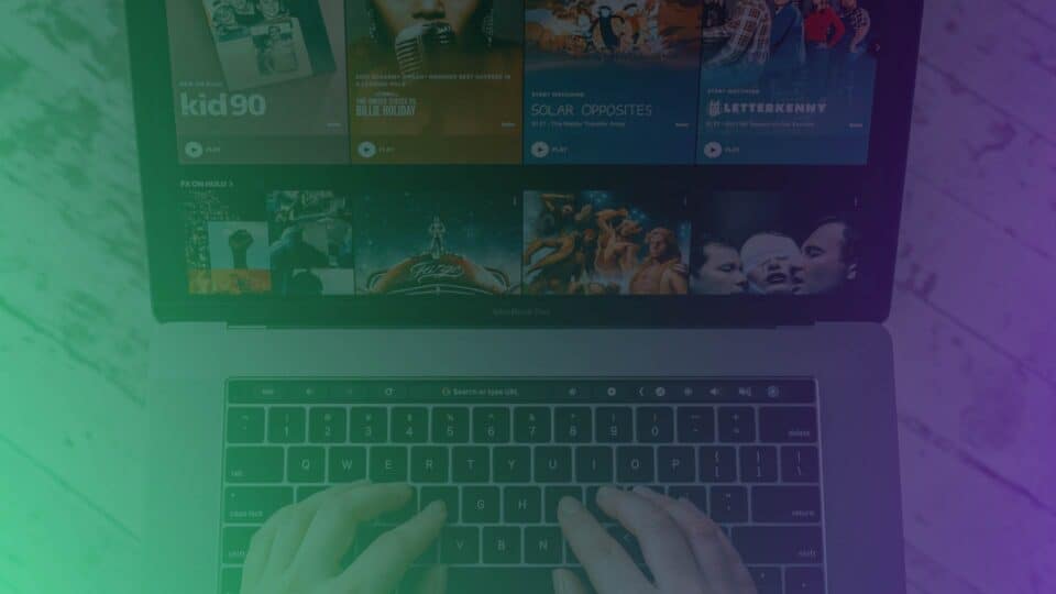 Digital screens and data representing artificial intelligence technology