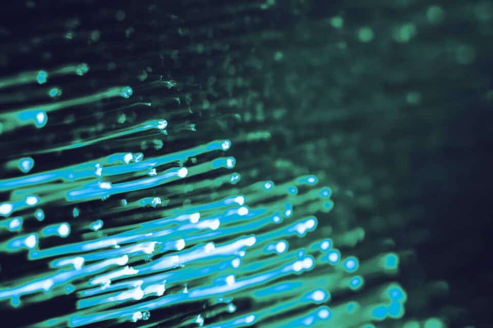 Close-up of electronic circuitry supporting digital content production