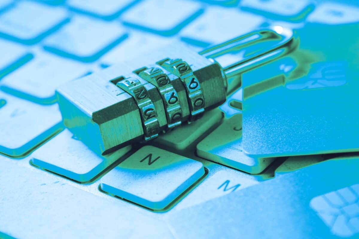 Network cable connected to equipment in a cyber security system
