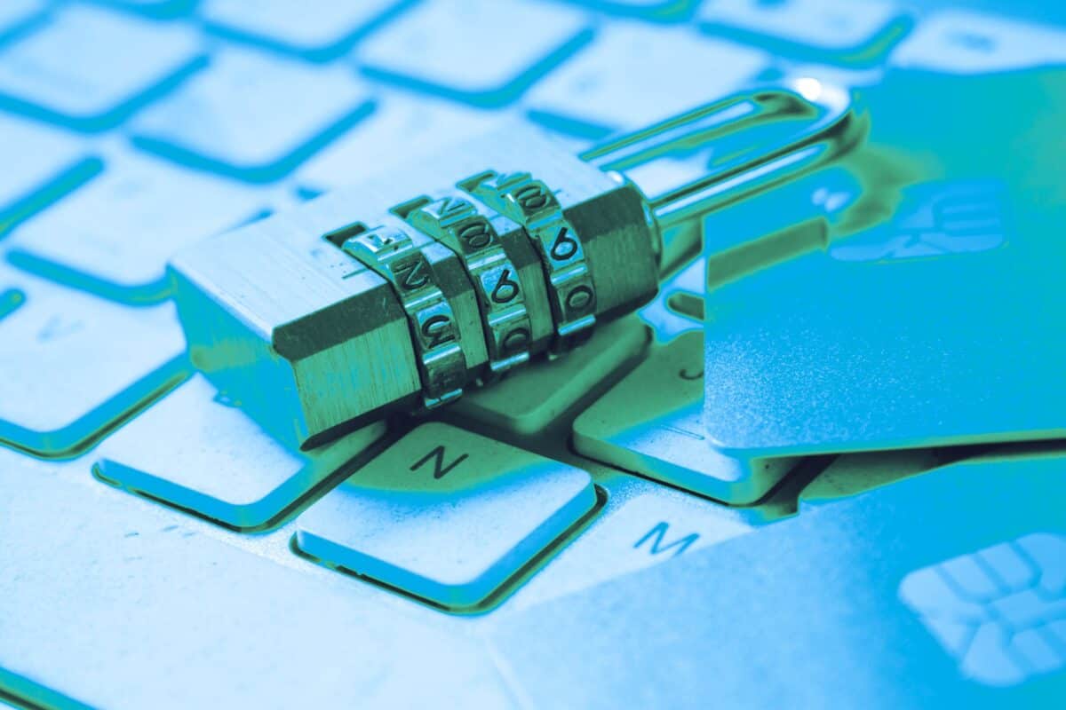 Network cable connected to equipment in a cyber security system