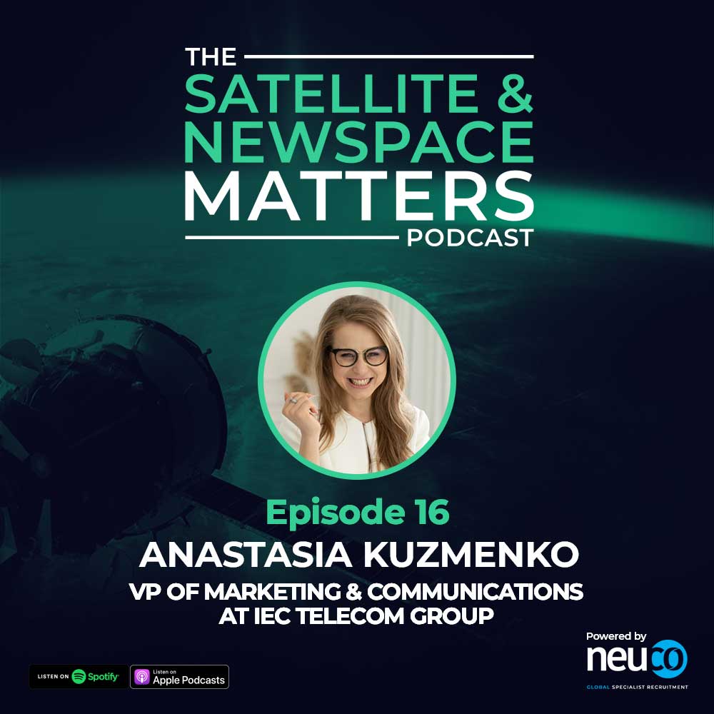 Humanitarian Applications of Satellite Technologies - Episode 16 - Anastasia Kuzmenko, VP of Marketing & Communications at IEC Telecom Group