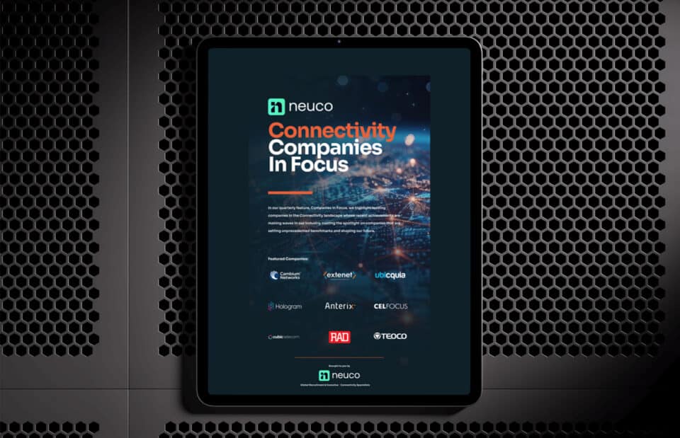 Neuco Group connectivity report displayed on a digital device