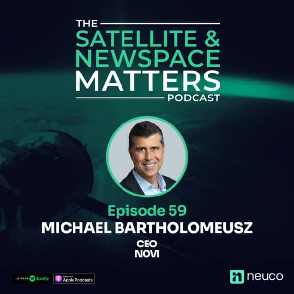 Neuco Group podcast guest profile featuring Satellite NewSpace