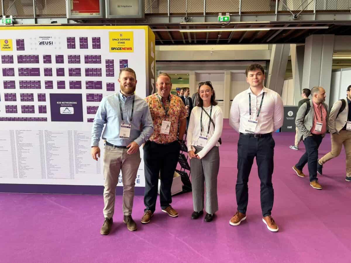 Neuco Group team attending the SmallSat Europe 2026 industry event