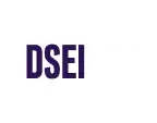 Purple DSEI UK event logo inside a hexagon