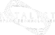 White Katalyst company logo with circular line artwork